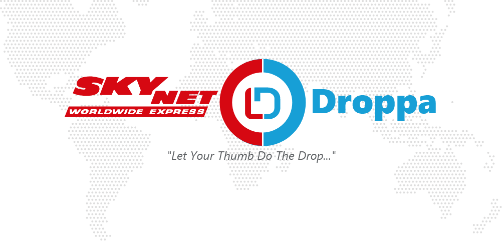 SkyNet and Droppa combined logo
